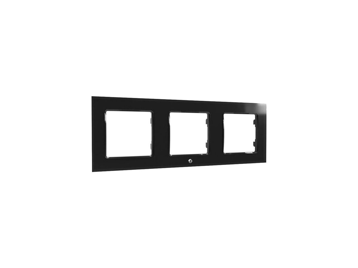 Abdeckrahmen Shelly Wall Frame 3 240×80×10mm schwarz