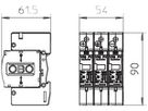 Überspannungsableiter Bettermann V20 3L 600V komplett