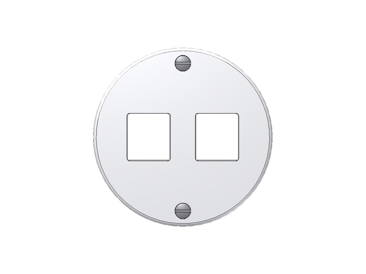 Montageset Keystone Dätwyler weiss 2×Standard, gerade, für Kombi.