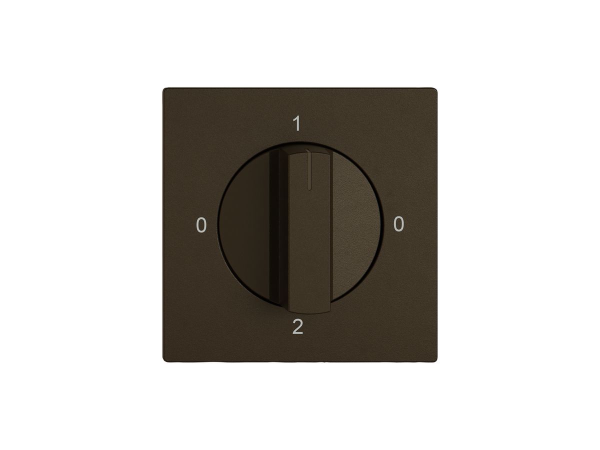 Montageset EDIZIO.liv SNAPFIX® f.Drehschalter m.Griff 0-1-0-2 br