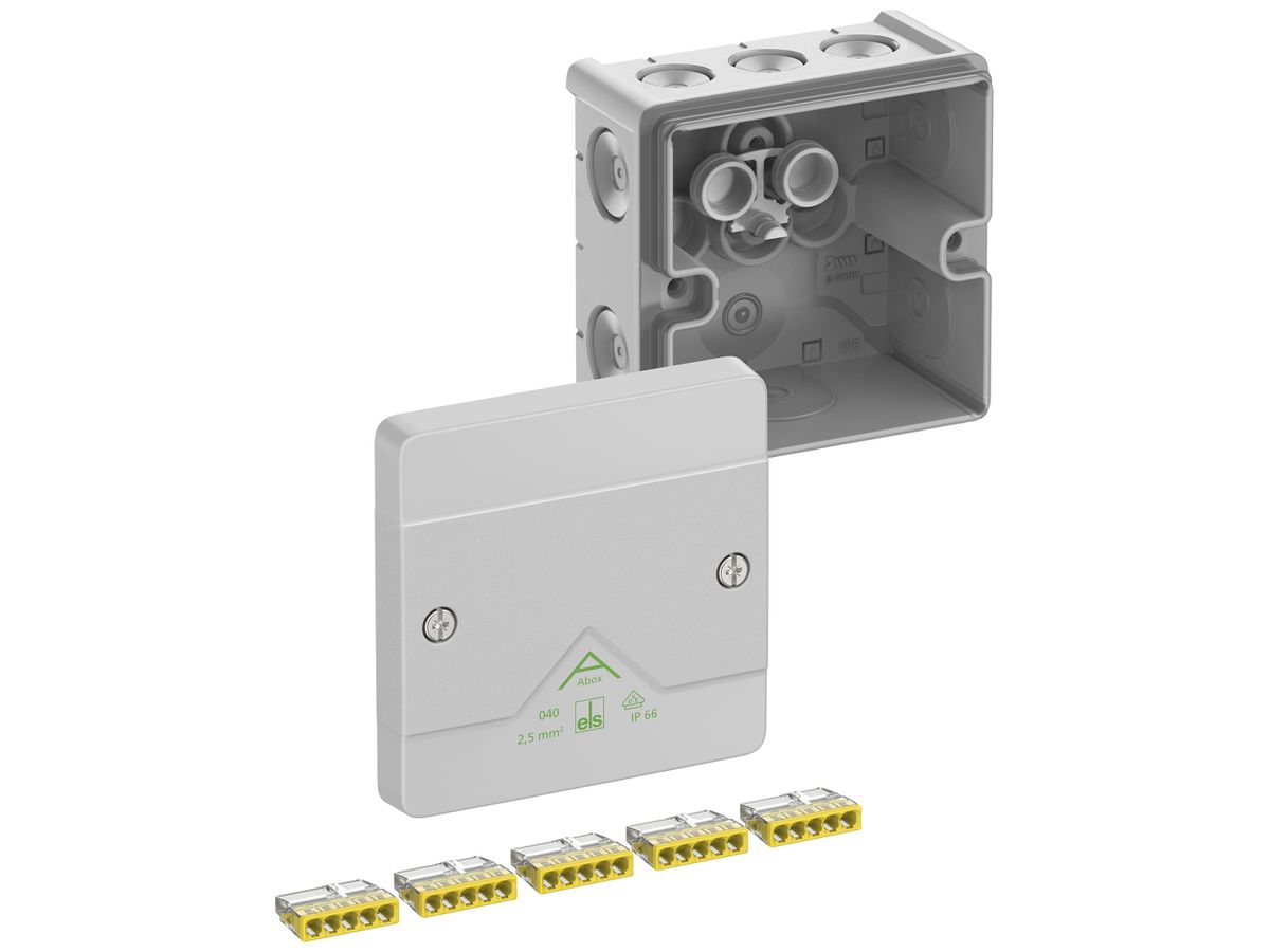 AP-Abzweigdose Spelsberg Abox 040-2,5² 102×102×57mm IP66 gu