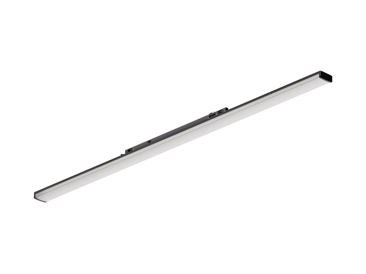 LED-Anbauleuchte DOTLUX LINEAtrack 59W 9180lm 4000K Ad3Ph 1.5m schwarz 120°