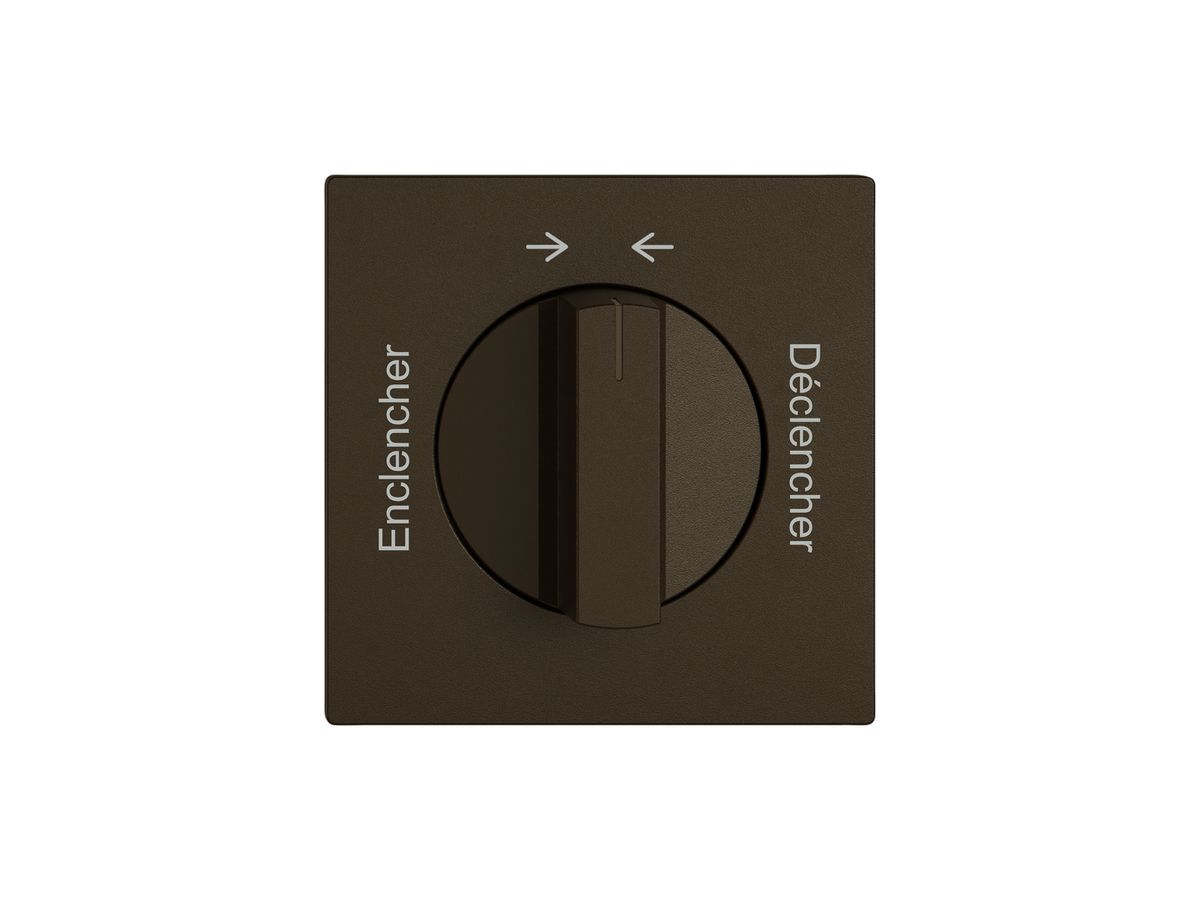 Montageset EDIZIO.liv SNAPFIX® f.Drehschalter m.Griff Encl.→ ← Décl.br