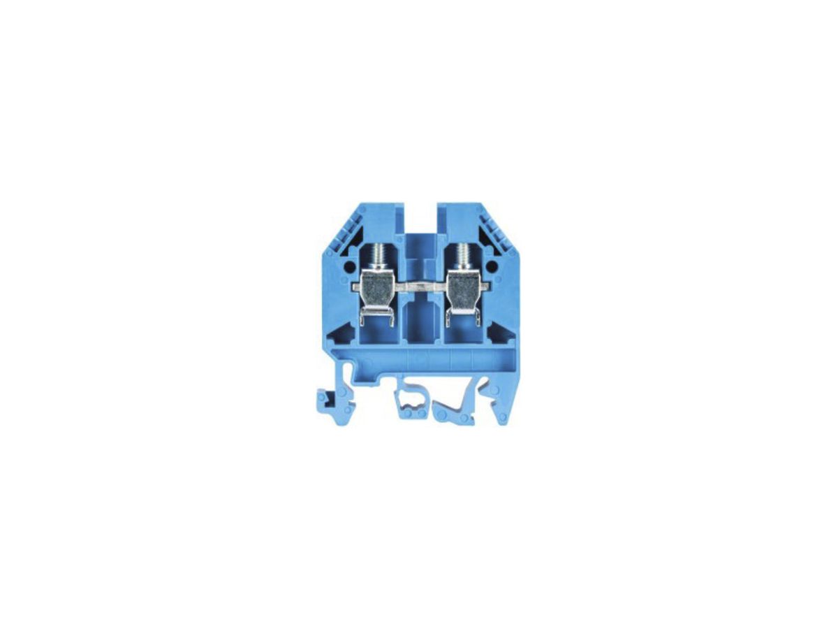 Durchgangs-Reihenklemme WK 0.5…10mm² 41A 1000V 2×Schraub.1 Et.Sch.TH35/G32 hbl