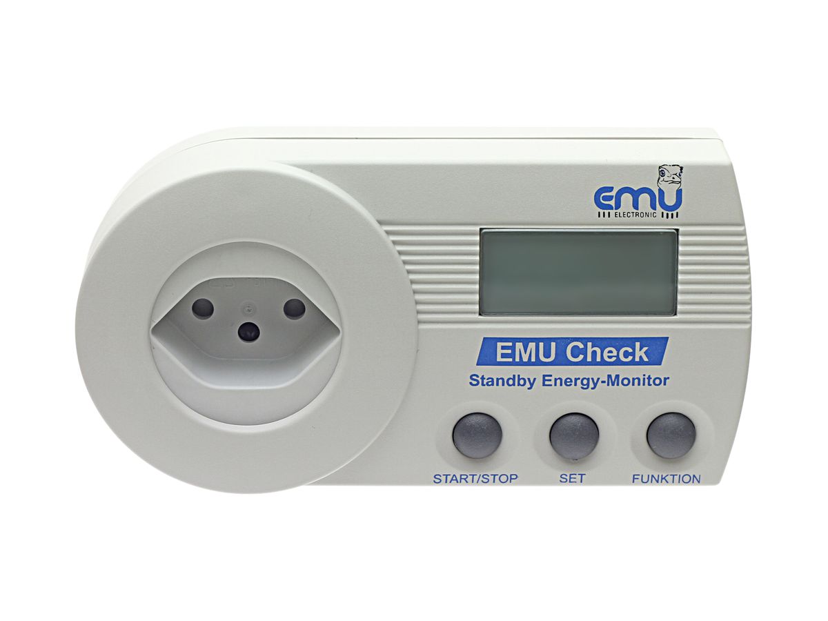 Energie-Leistungsmessgerät EMU check 0.01…10A 1×230VAC