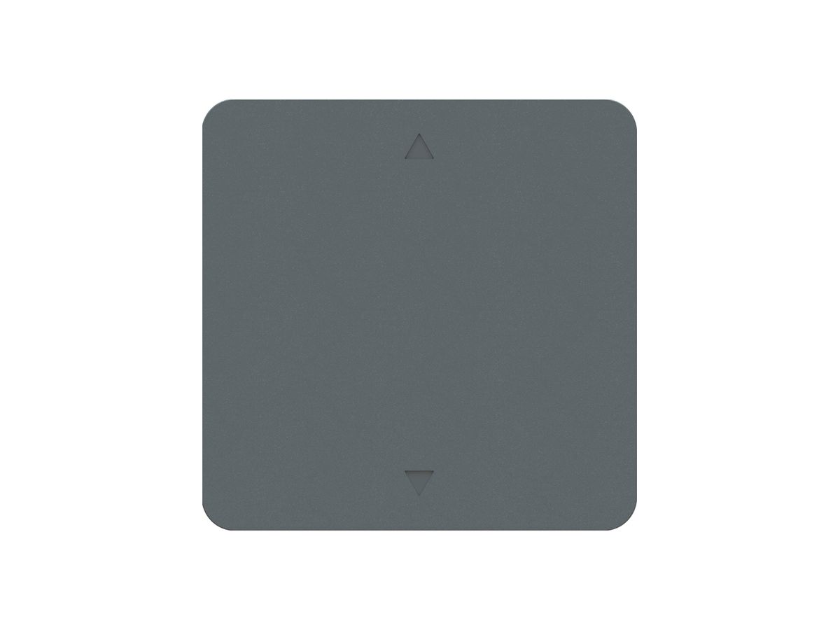 Frontplatte priamos 1×Jalousie 60×60mm anthrazit