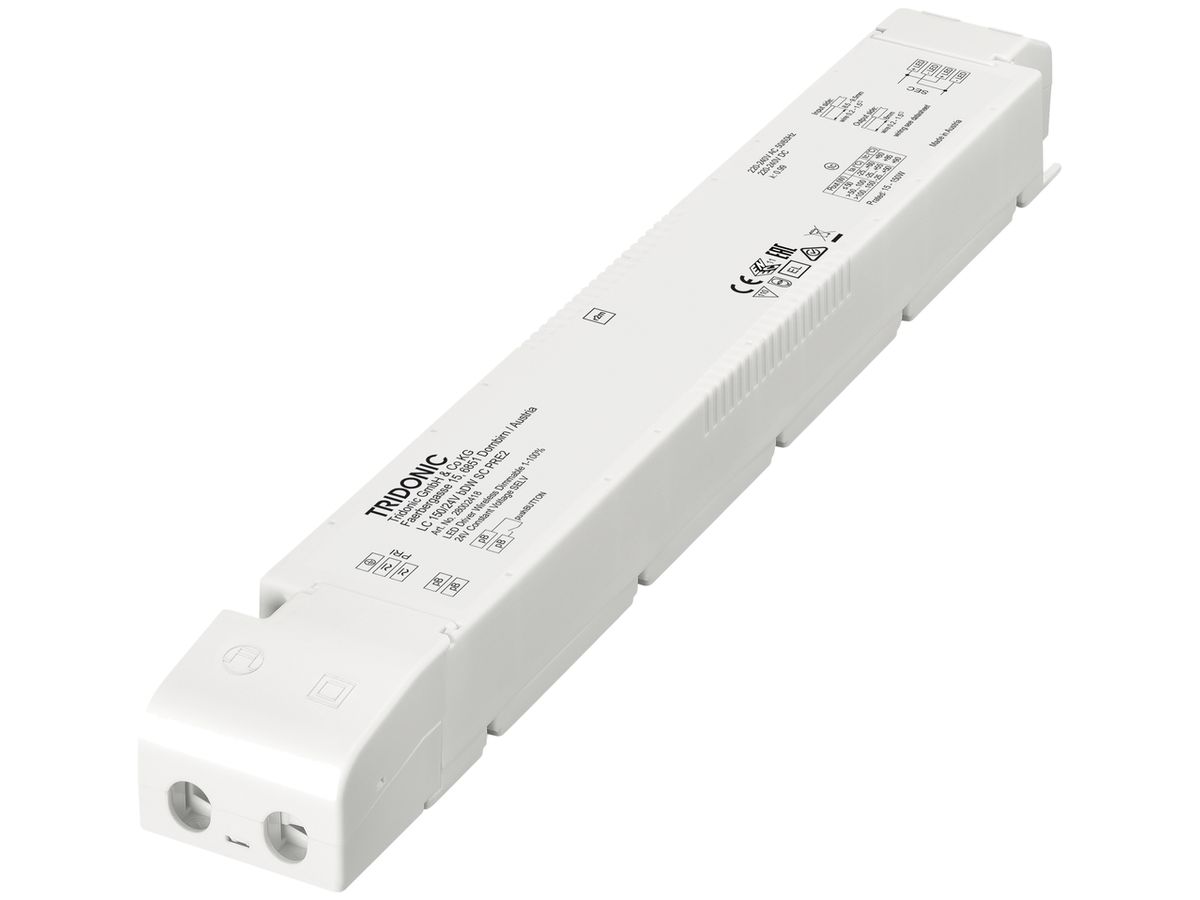 LED-Konverter basicDIM LC 150/24V bDW SC PRE2 SP 24V, 150W, 43×30×325mm