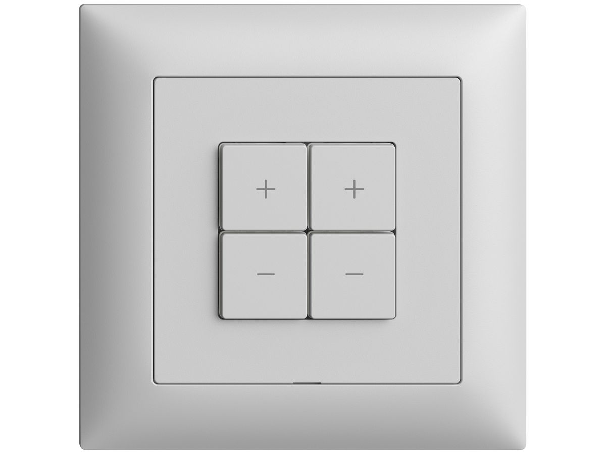 UP-Dimmer Uni-LED 2K/4T WLAN Edue Wiser hellgrau