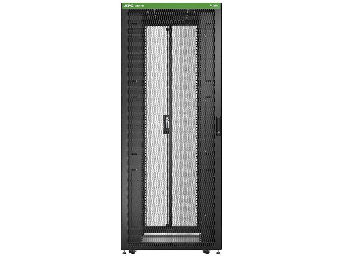 Netzwerkschrank Easy Rack 800mm/42HE/1200mm mit Boden schwarz