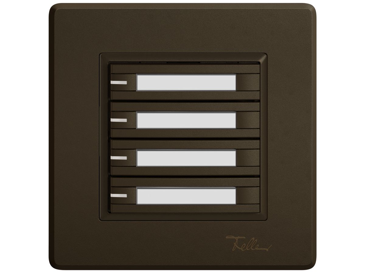 UP-Universaltaster EDIZIO.liv UNI SNAPFIX® m.LED RGB 4× 2-Tbed.Pap.br