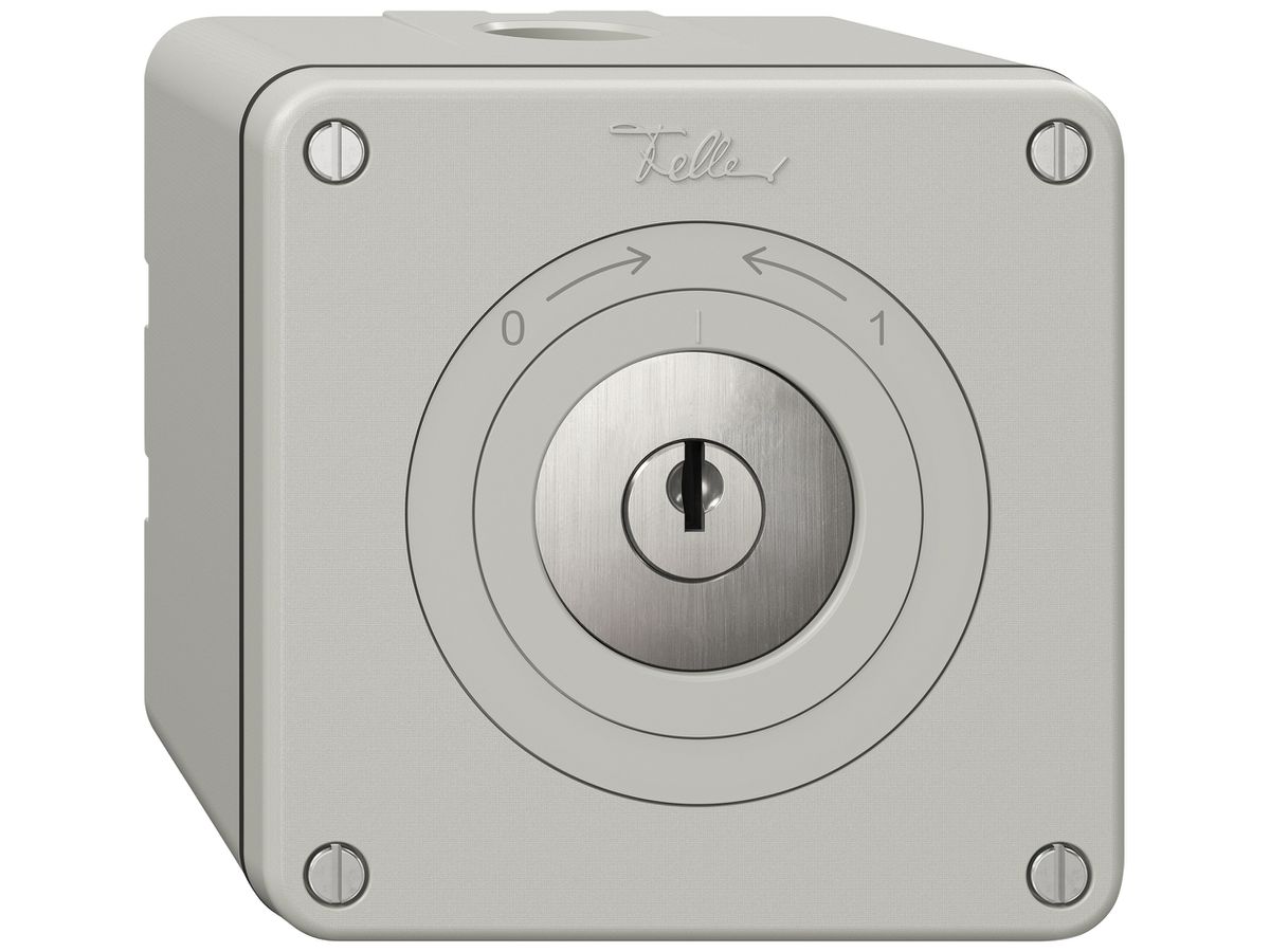 AP-Schlüsselschwenktaster NEVO SNAPFIX® 1P 1NC 1NO 16A 400V 0-> <-1 lgu