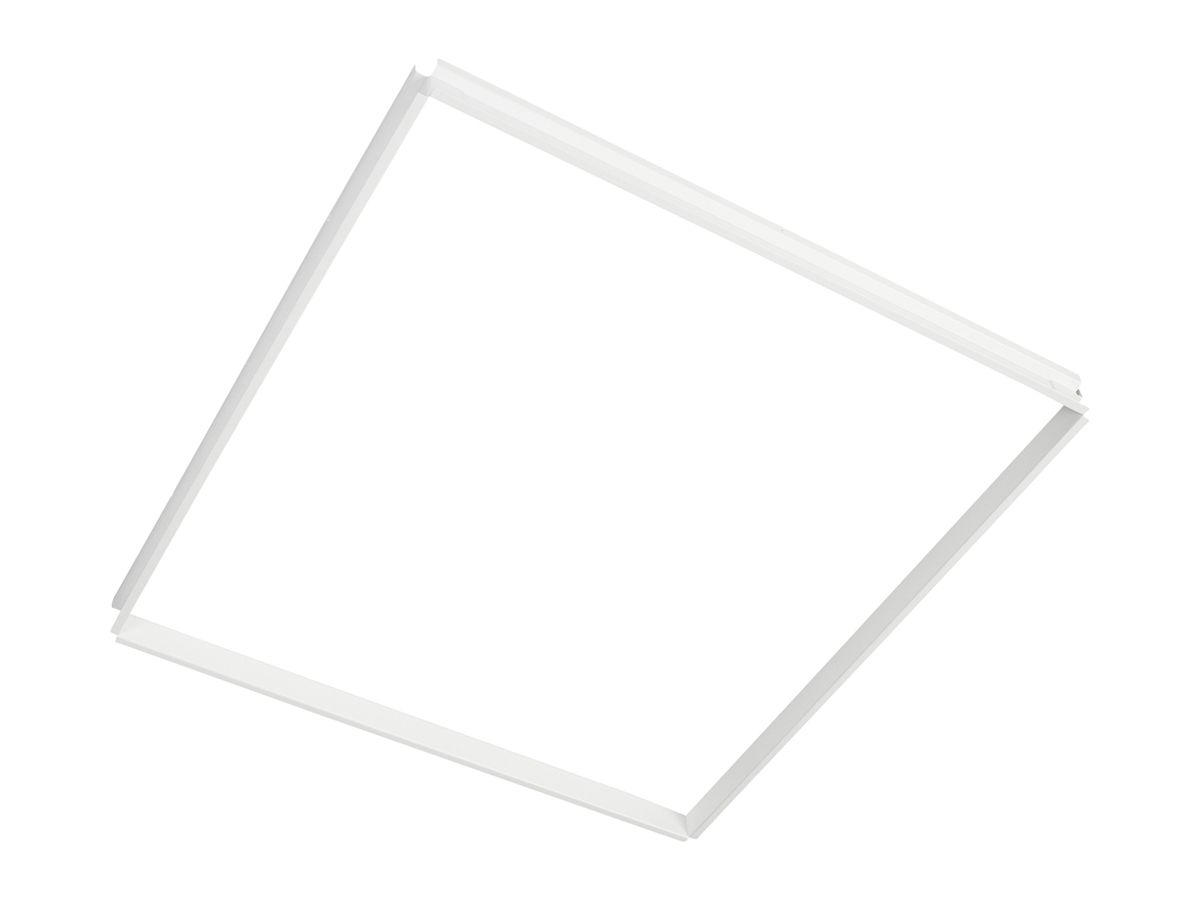 Einbaurahmen Legrand DIANA Edelstahl 595×595×66mm weiss