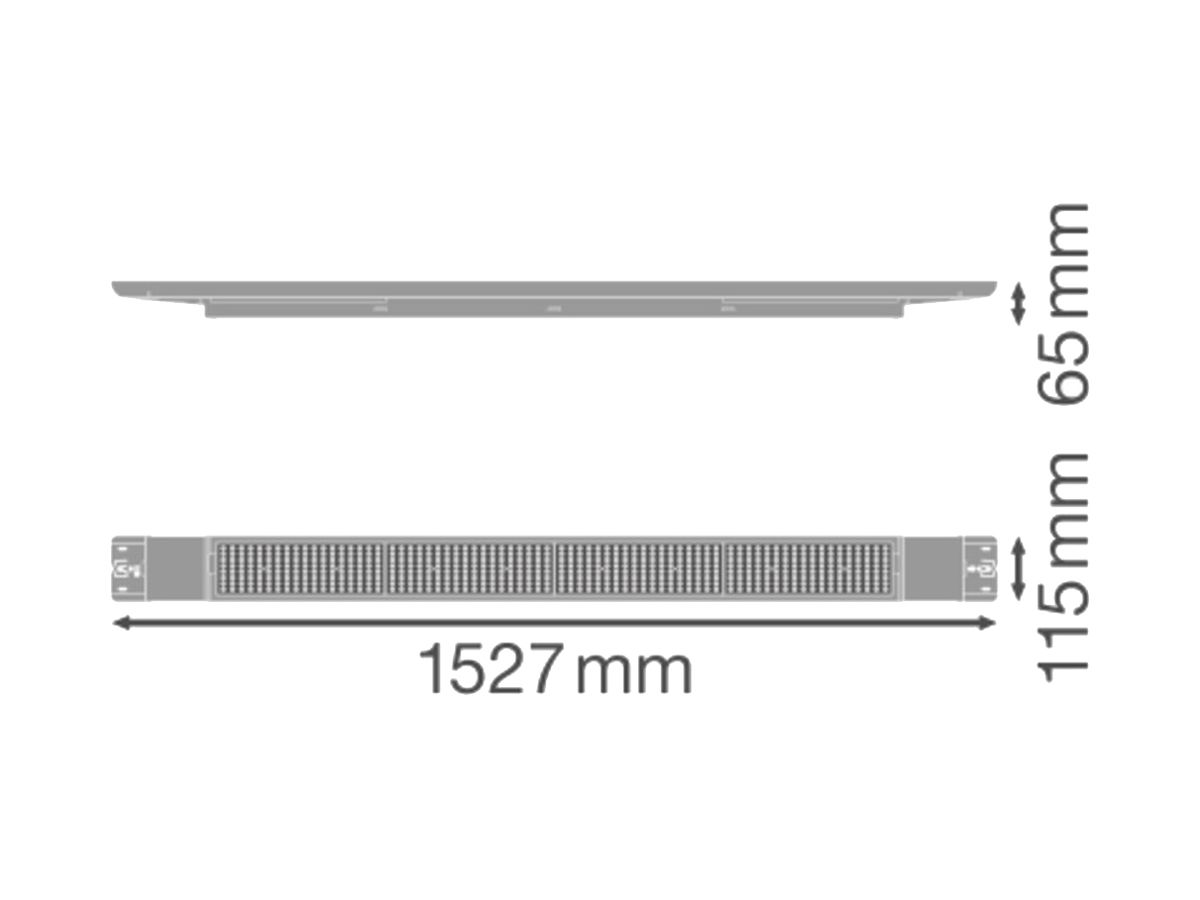 LED-Deckenleuchte LEDVANCE LOW BAY FLEX 140W 22000lm 840 IP23 1527mm 120°