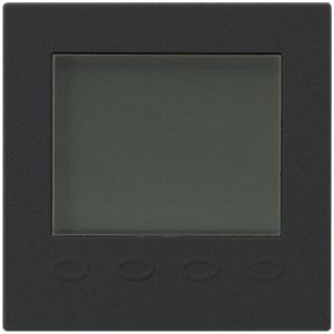 Raumthermostat Hager kallysto A mit Display schwarz