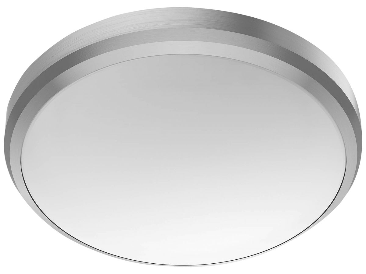 LED-Deckenleuchte Philips Doris 6W 640lm 4000K IP54 Ø220mm Nickel