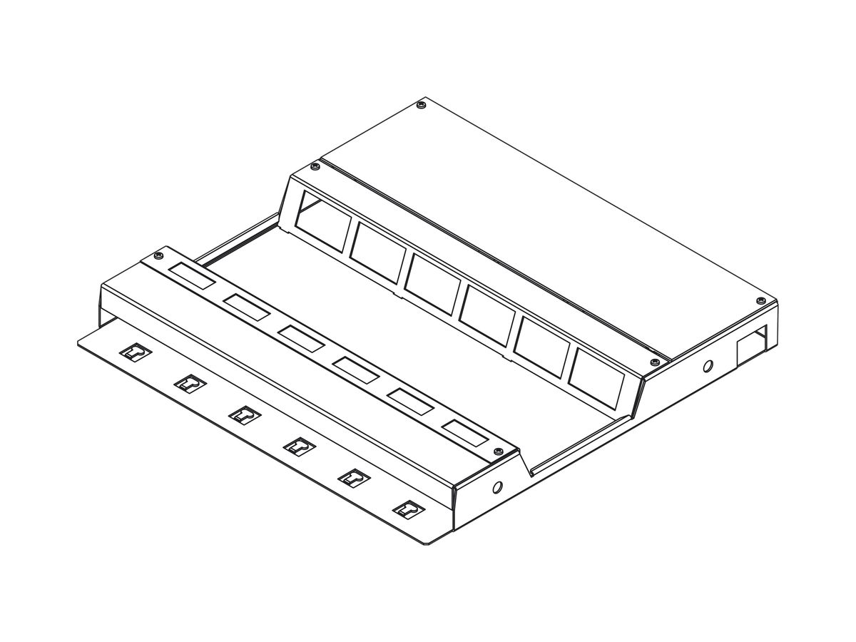 Bodendose doppelt Lanz H=45mm 12 FLF