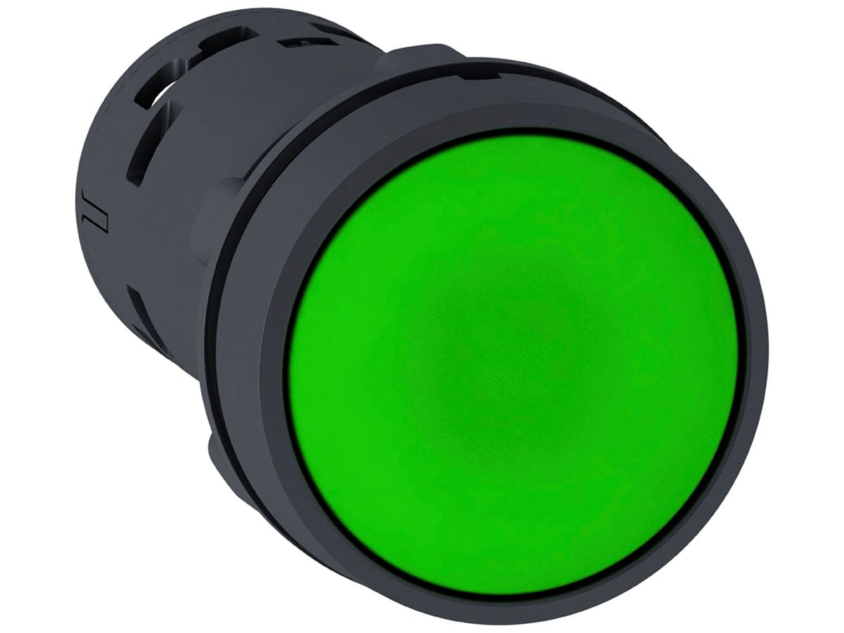 Drucktaster Harmony XB7 flach gn Ø22.5mm 1NO 1NC IP54