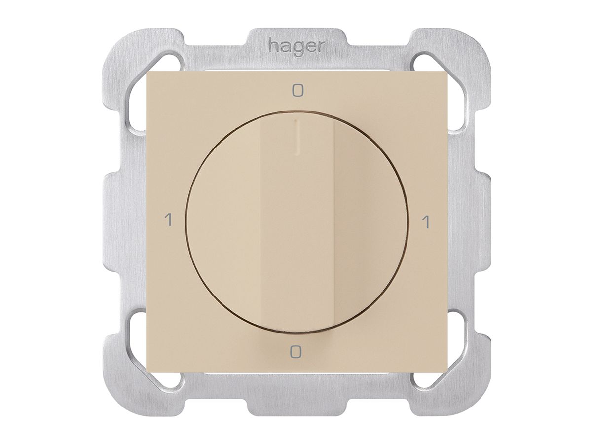 UP-Drehschalter kallysto 0/1L beige mit Drehgriff