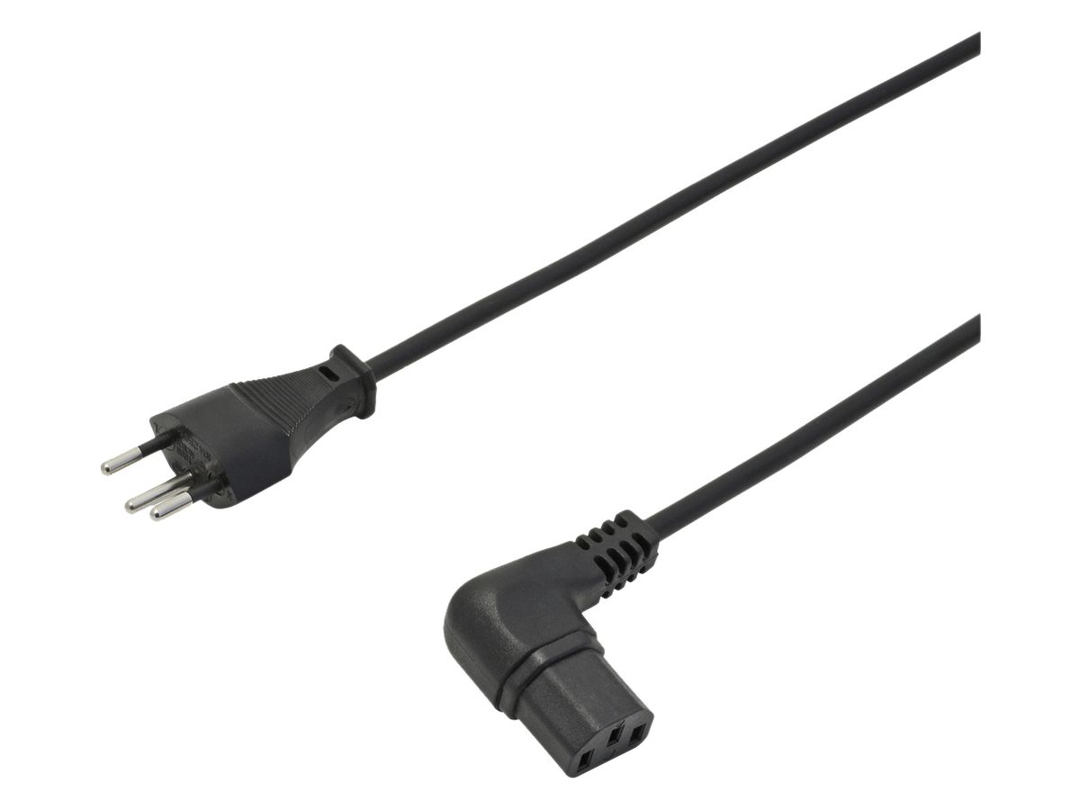 Apparatekabel MH WIRE PVC T12 C13 3×0.75mm² 230V 10A IP20 2m schwarz