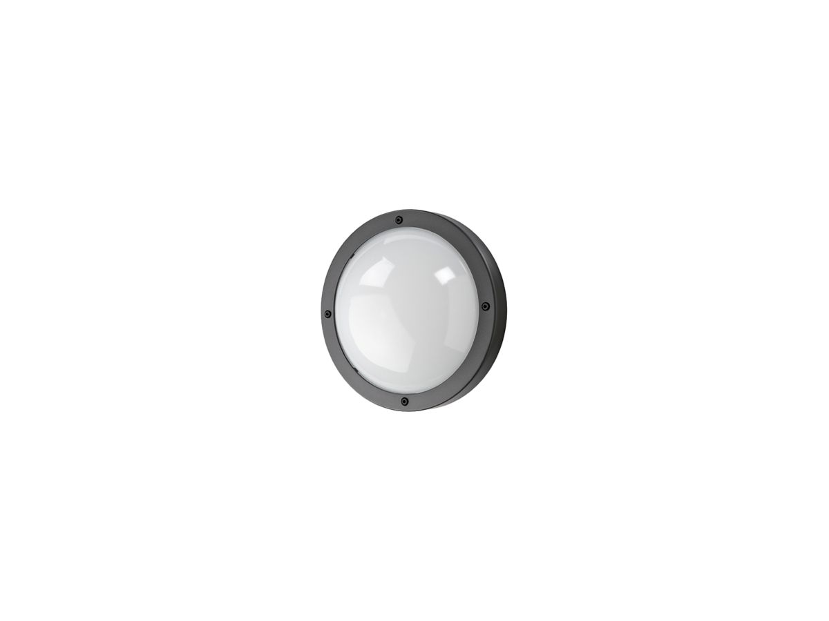 LED-Anbauleuchte SG Primo HF 10W 740lm 830 IP65 Ø270mm anthrazit
