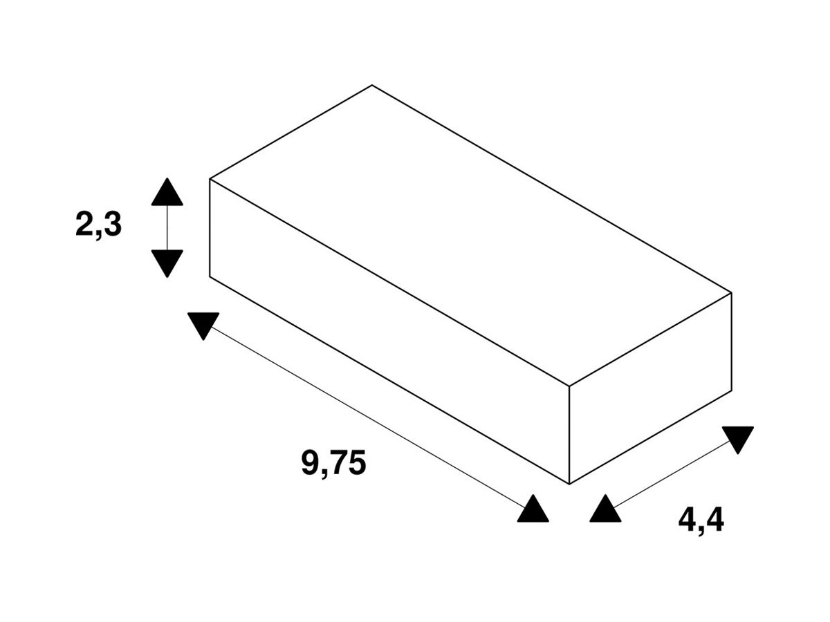 LED-Betriebsgerät SLV 22.5W 150…500mA 97.5×44×23mm