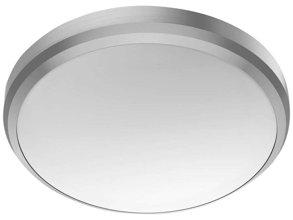 LED-Deckenleuchte Philips Doris 6W 600lm 2700K IP54 Ø220mm Nickel