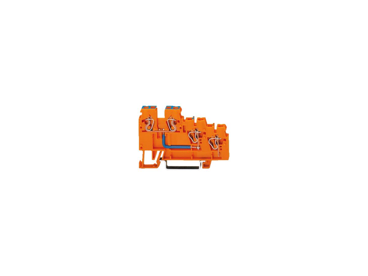 Initiatorenklemme WAGO 2.5mm² 3L orange