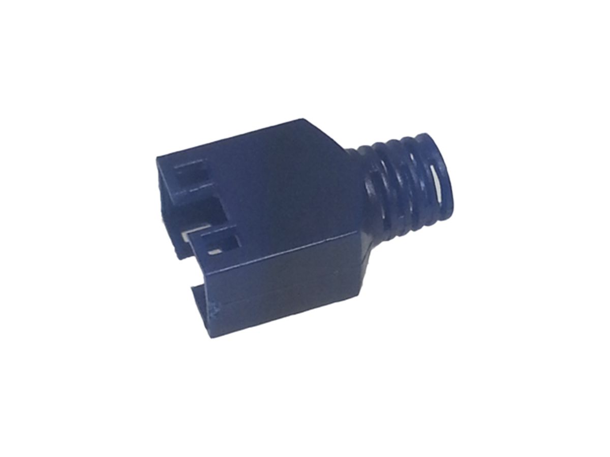 Tülle gerade zu Stecker RJ45 blau