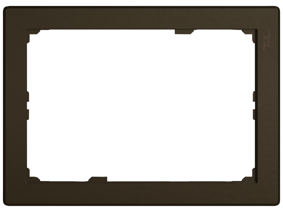 Frontplatte EDIZIO.liv SNAPFIX® für KNX-Panel 7" 120×180 mm br