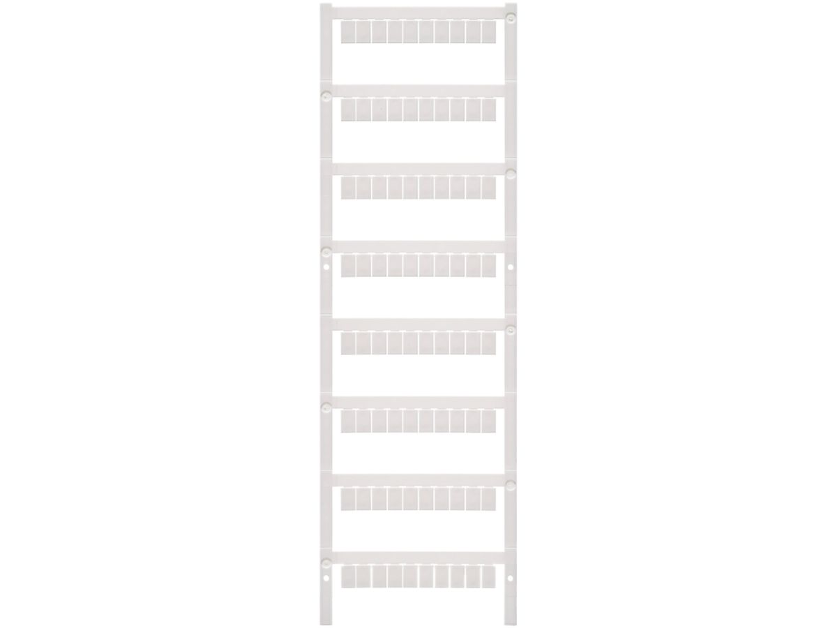 Klemmenmarkierer Weidmüller MultiFit 9×6mm Woertz PA66 weiss