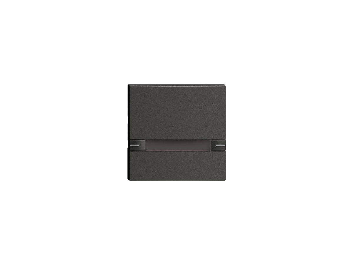 Taste 1/1 KNX/UNI-Taster mit LED & Papiereinlage EDIZIOdue Bedienung 2×1 schwarz