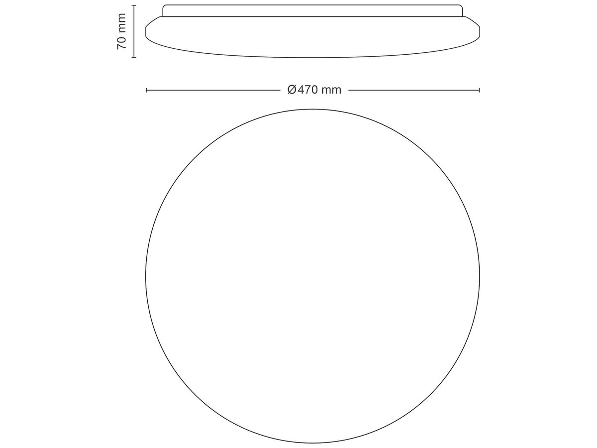 LED-Deckenleuchte Philips Izso 40W 4300lm 2700/4000/6500K DIM Ø470mm weiss