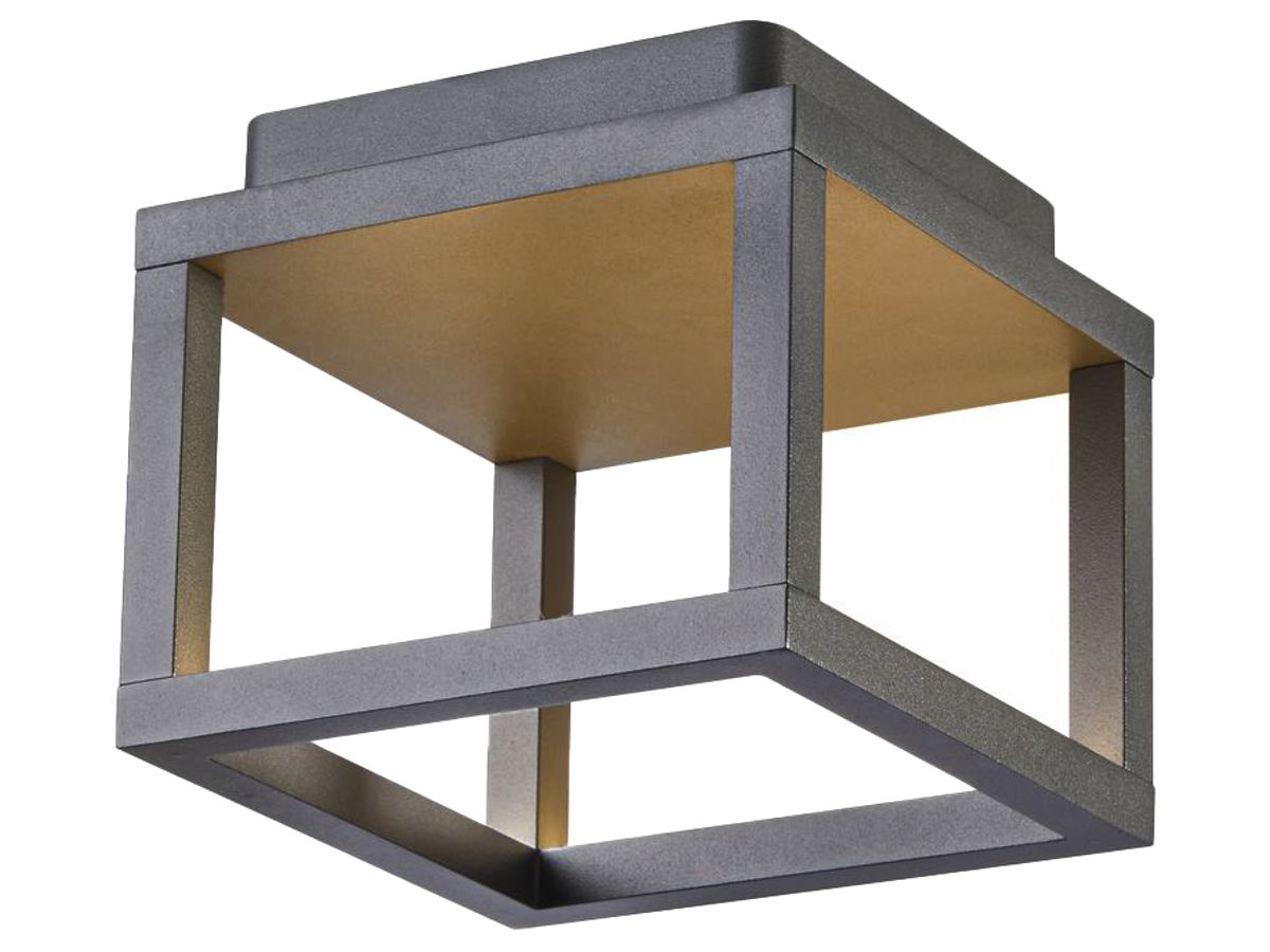 LED-Deckenleuchte SLV QUADRULO LED CL 7.5W 230lm 3000K IP55 Aluminium anthrazit
