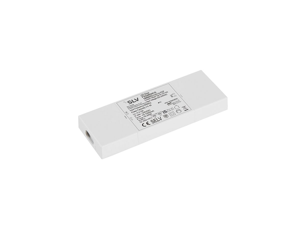 LED-Betriebsgerät SLV 24W 24V 1000mA ON/OFF 137×50×15.5mm