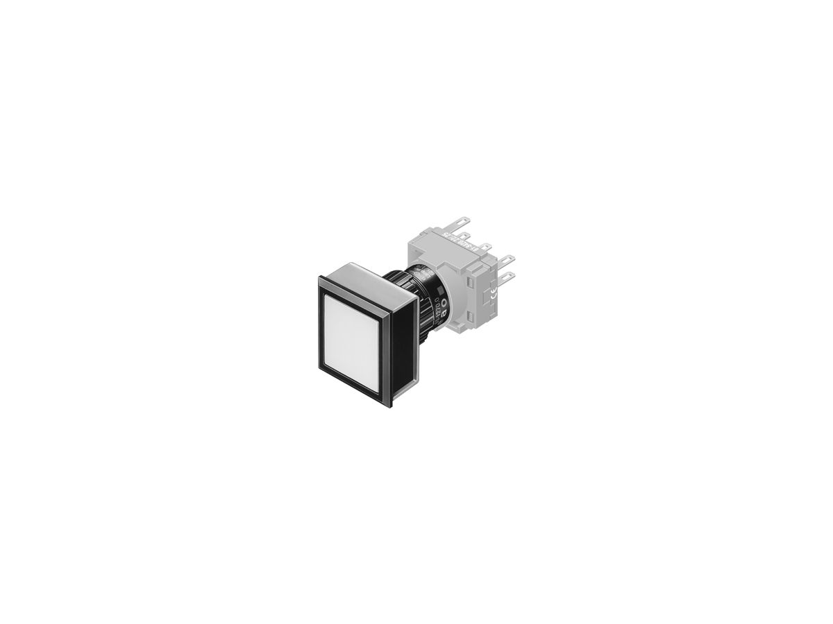EB-Leuchtdrucktaster EAO61 18×18mm schwarz