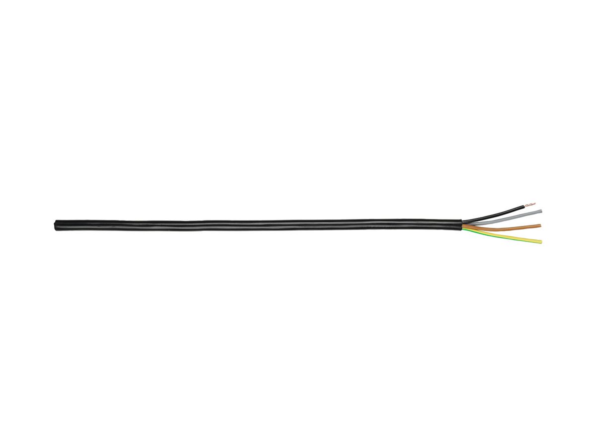 Kabel Td 2×0.75mm² LN schwarz