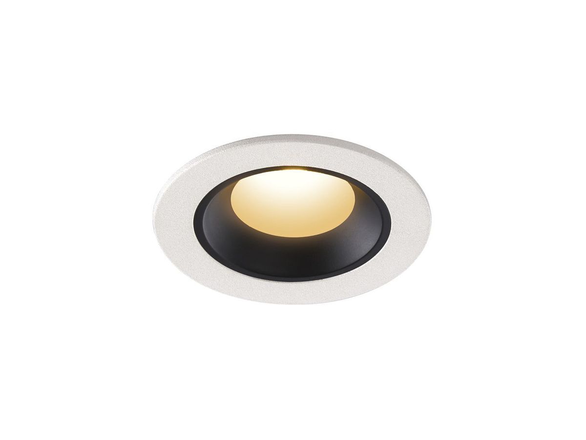 EB-LED-Downlight SLV NUMINOS XS, 7W 200mA 640lm 2700K 55° ws/sz