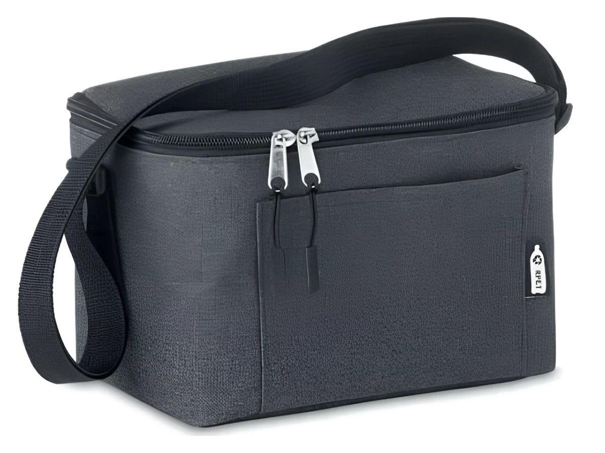 ELGH Kühltasche RPET für 6 Dosen - schwarz