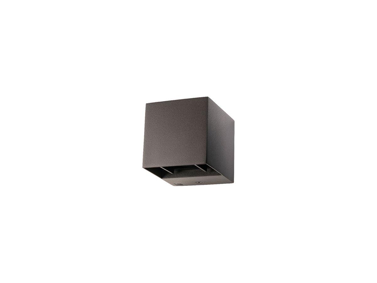 LED-Wandleuchte SG Artes Mini 8W 380lm 827 IP44 DIM direkt/indirekt anthrazit