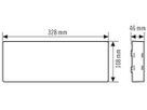 Notleuchte ESYLUX SLX 14 LEDi Flat 8h, weiss