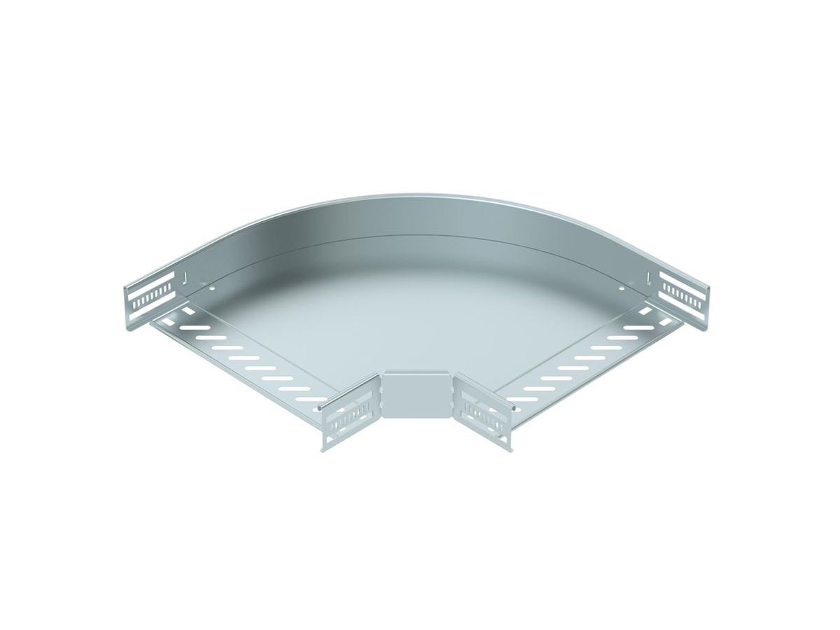 Bogen BET RB 90° 60×300mm Stahl bandverzinkt