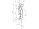 Türöffner BSW B6001--B Arbeitsstrom Radiusfalle links/rechts 12…24V