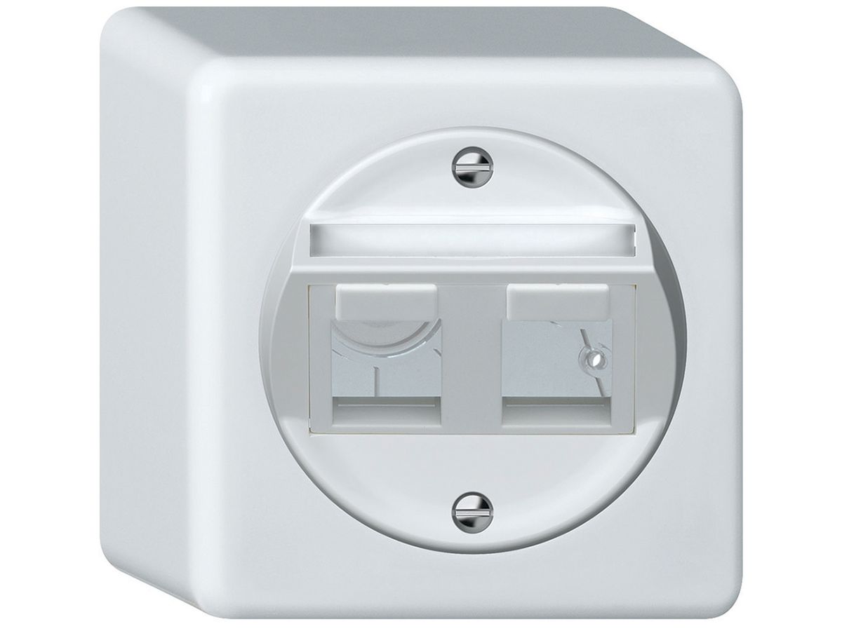 AP-Montageset origin schräg 2×Kestone 88×88mm weiss