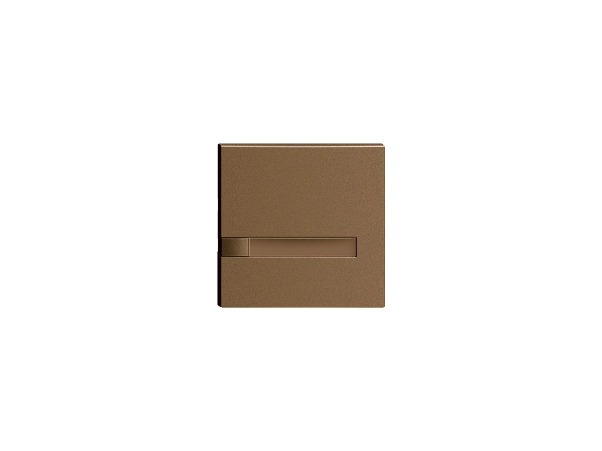 Taste 1/1 KNX/UNI-Taster mit Papiereinlage EDIZIOdue Bedienung 1×coffee