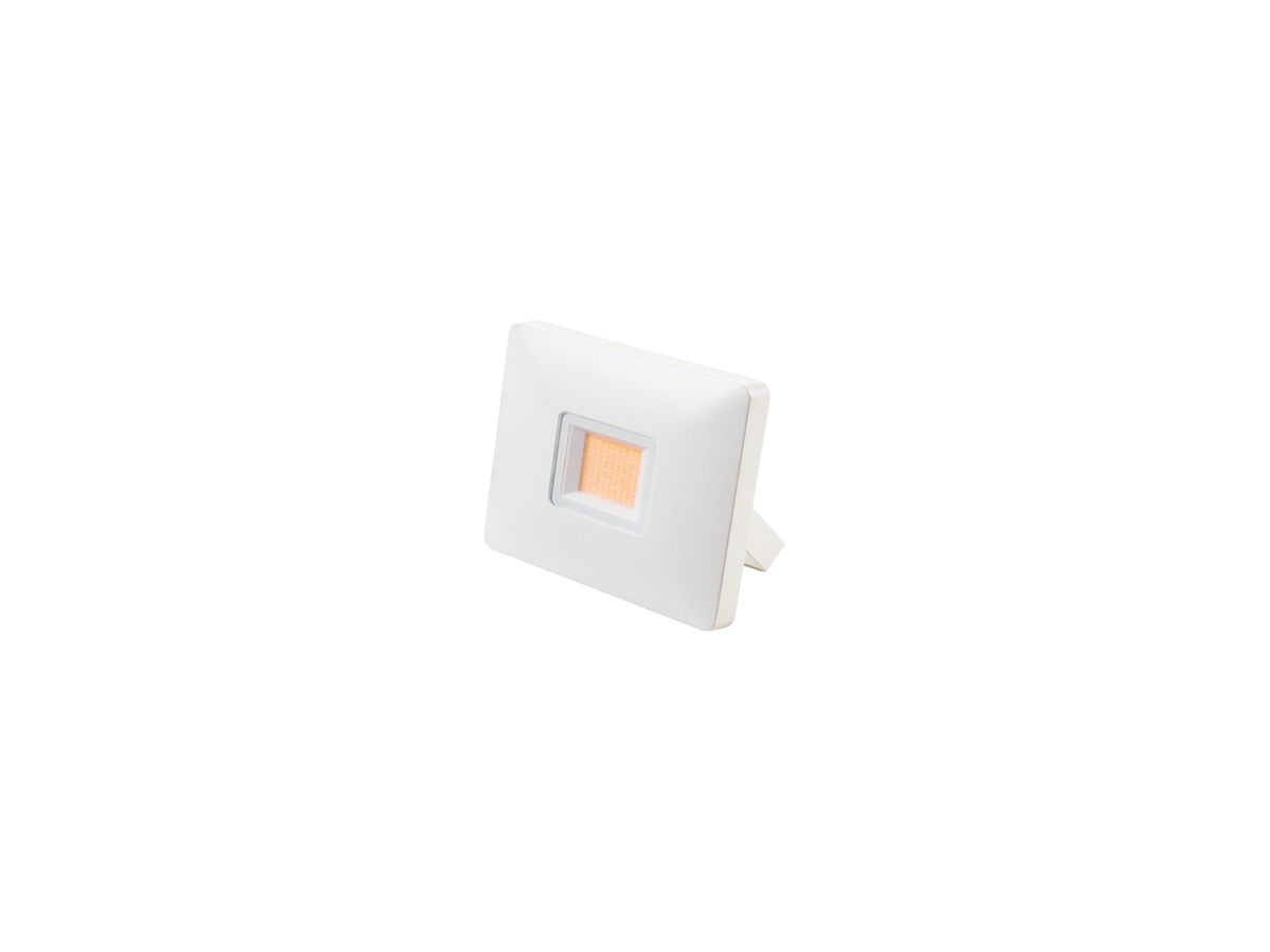 LED-Strahler SG Flom Maxi 42W 5400lm 830 IP65 100° 201×161mm weiss
