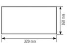 Piktogramm-Satz ESYLUX SLX 32m Pfeil OR/OL/UR/UL 320×160mm