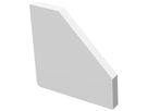 Endkappe SLV GRAZIA 10 EDGE 20×7×20mm ABS weiss