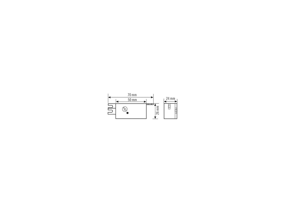 Dämmerungsschalter ESYLUX CDS-E, weiss