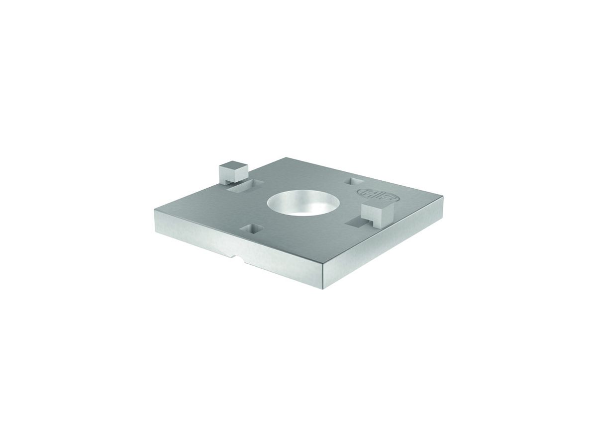 Distanzierungsstück zu Quadro Flury AV 61, grau, 30×30×10mm