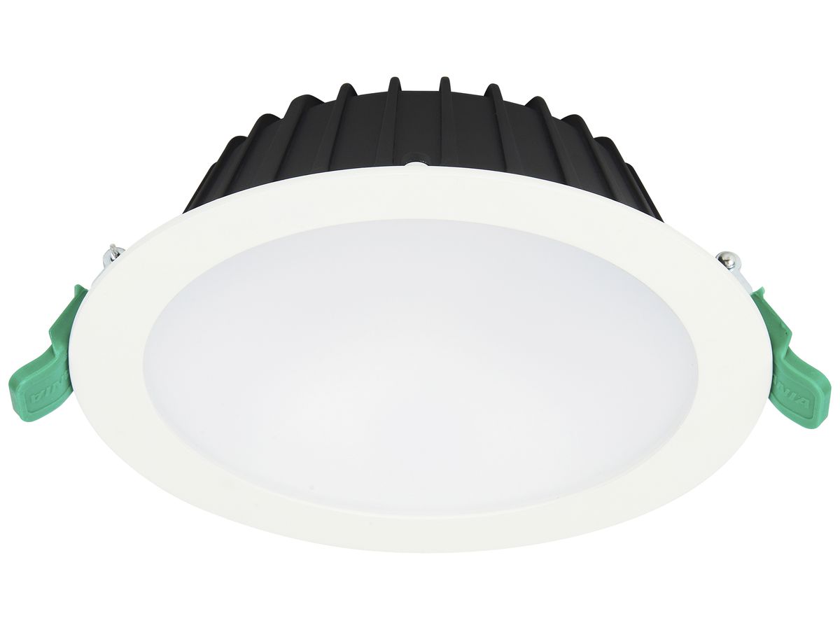 LED-Downlight Sylvania INSAVER 12.5W 1500lm 3000K IP54 WB Ø175mm weiss